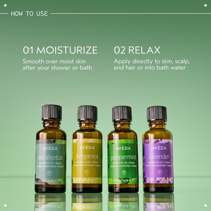 Aveda Aceite esencial de lavanda + base | Aroma calmante | Para cue...