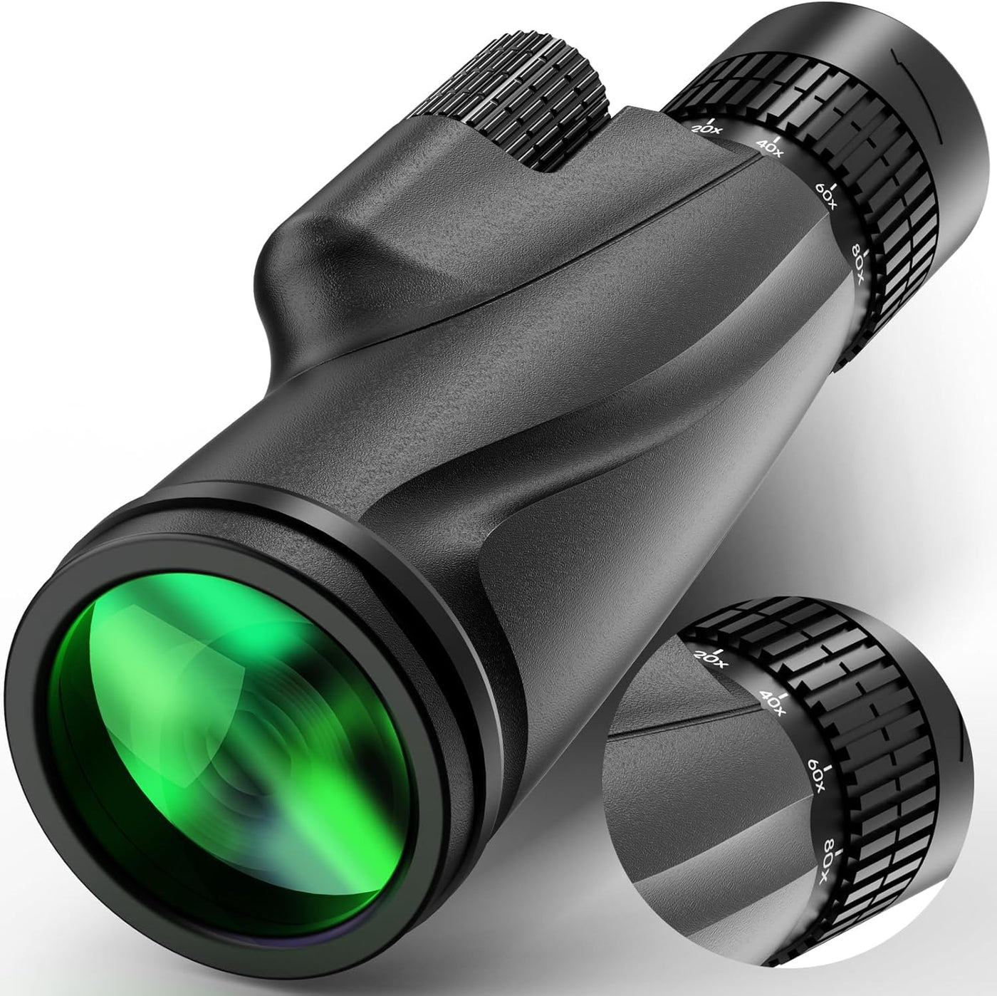 Telescopio monocular de 80 x 100 monoculares de alta