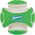 Pelota de Chuckit! Kick Fetch Max Glow, Grande (20 cm) Juguete para Perros que Brilla en la Oscuridad