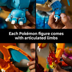 LEGO Pokémon Venusaur, Charizard y Blastoise - Juego de construcción para adultos, a partir de 18 años, figuras coleccionables de Pokémon, idea de regalo para hombres y mujeres - 72153