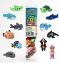 Ocean - Paquete de 12 juguetes coleccionables para ansiedad Wiggly