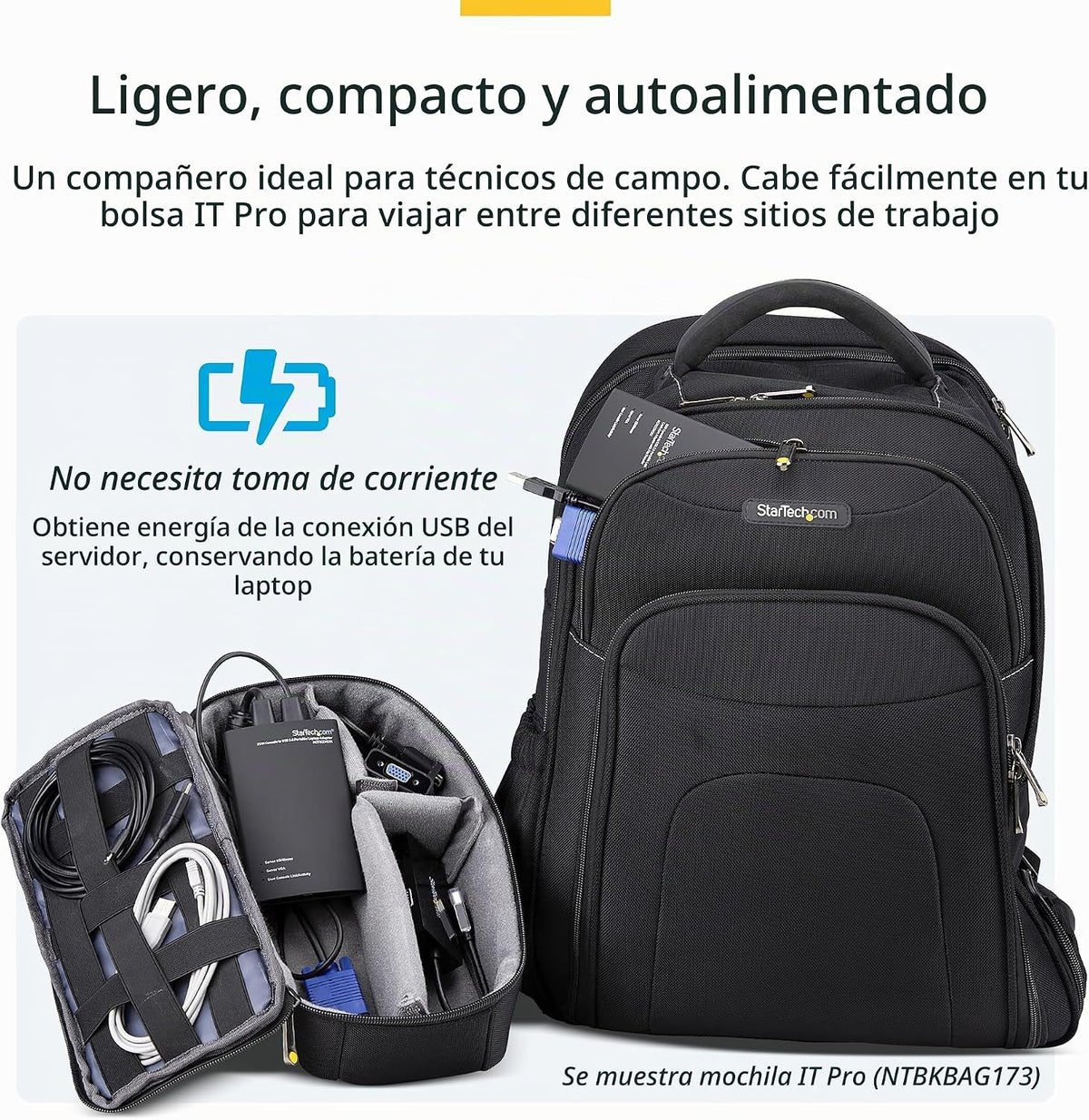 StarTech.com Adaptador Portátil de Carrito de Choque para Laptop pa...