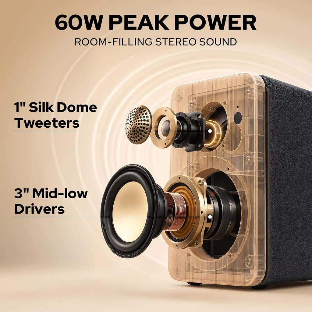 Redragon Altavoz multimedia GS818, altavoces de computadora de escritorio