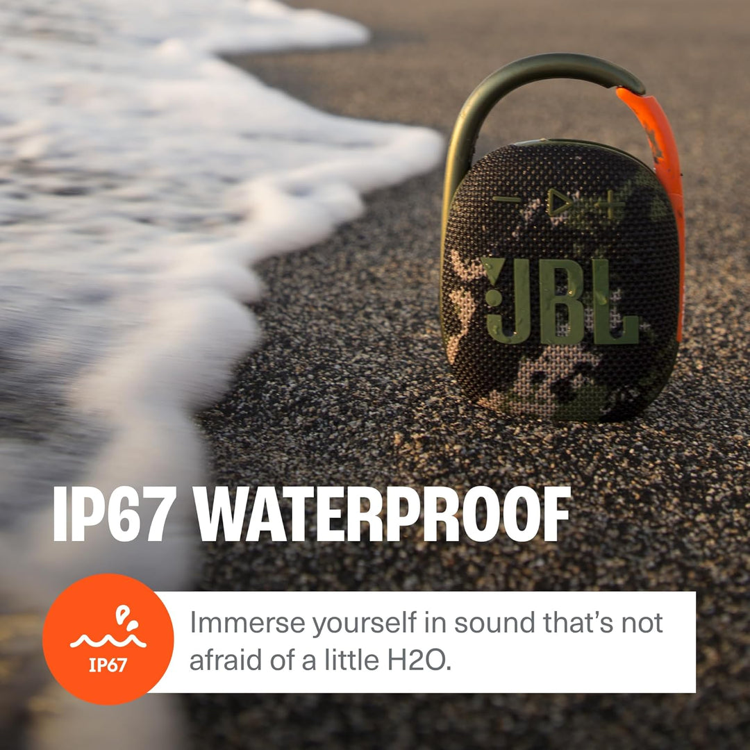 JBL Altavoz Bluetooth portátil Clip 4 (negro) + paquete con divvi!...