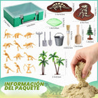 Jenaai Kit de excavación de arqueología para excavación de dinosaurios
