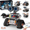 Kit de construcción de robot STEM para niños, control remoto 5 en 1 y juego controlado por aplicación, juegos de construcción STEM, robot espacial RC, juguete de construcción STEM, juguete de