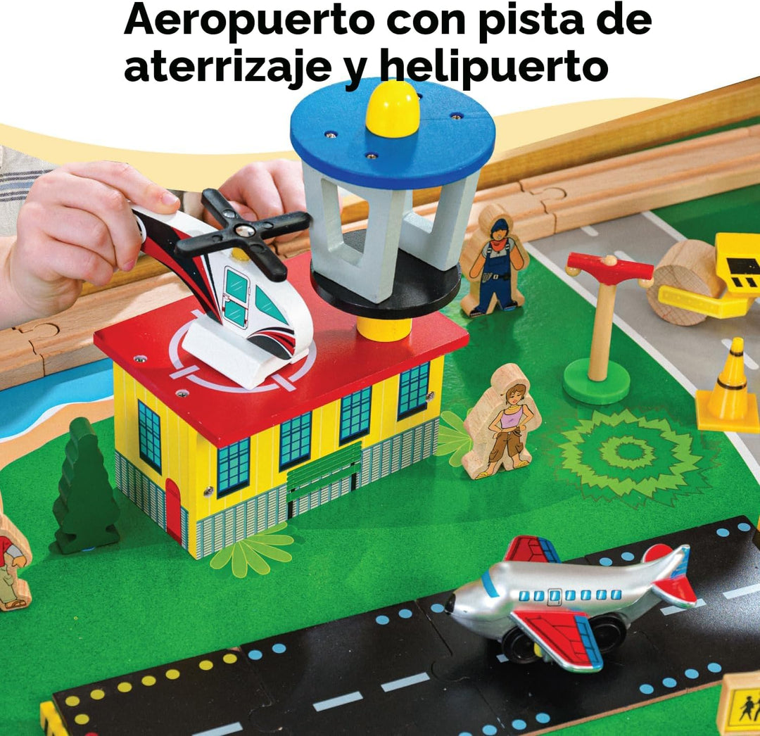 KidKraft, Mesa y Set de Tren de cataratas