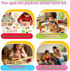 Kit de Arte y Manualidades de Kid Made Modern – Un DIY de 1.7 kg de Suministros y Materiales de Manualidades para Proyectos Artísticos Creativos para Niños de 4, 5, 6, 7, 8, 9, 10, 11 y 12 Años, Niñas