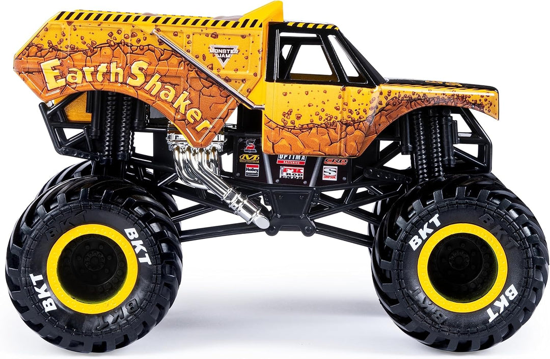 Monster Jam, Camión monstruo oficial Earth Shaker, vehículo fundido...