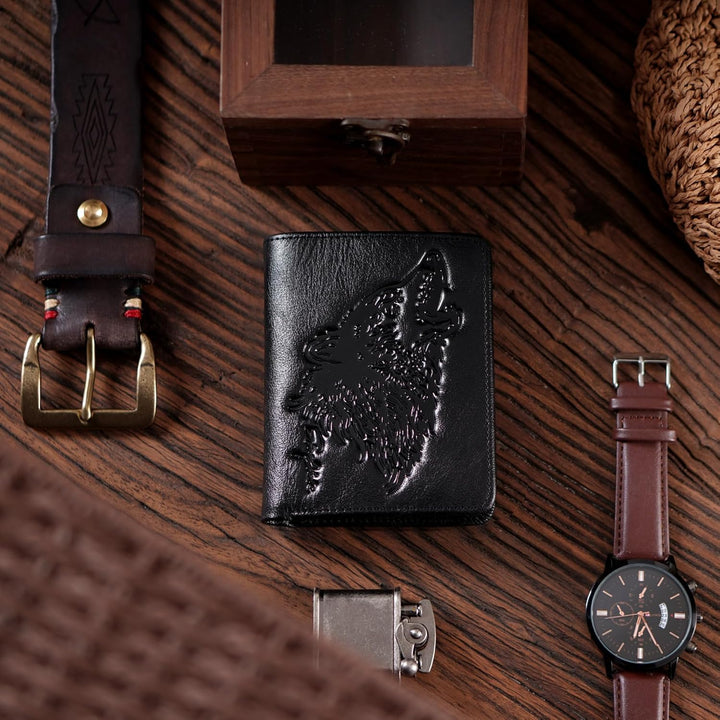 skneephate Billetera para hombre con bolsillo para monedas, billete...