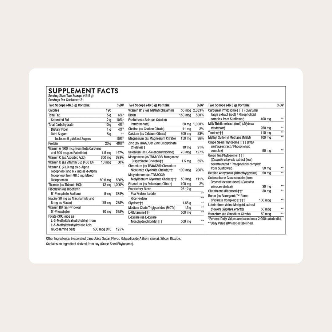Thorne Research, MediClear-SGS, 1