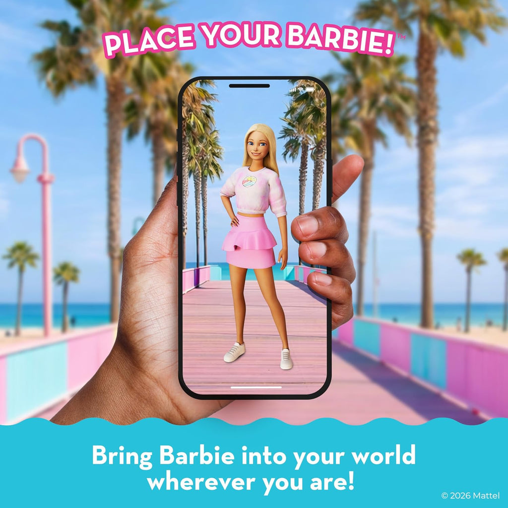 Barbie Magic Style Studio- Kit de moda de muñecas de vestir magnéticas AR
