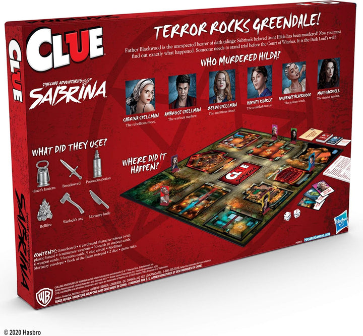 Hasbro Gaming Clue Chilling Adventures of Sabrina Juego de