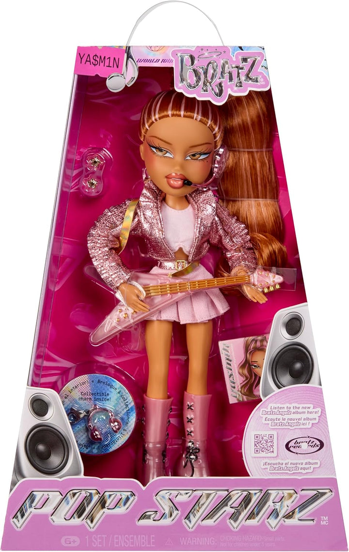 Bratz Pop Starz Yasmin Muñeca de moda con accesorios y