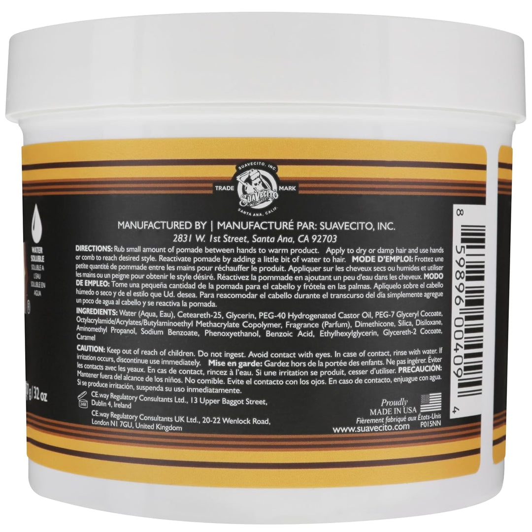 Pomada para el Cabello Suavecito de Fijación Fuerte para Hombres, 3...