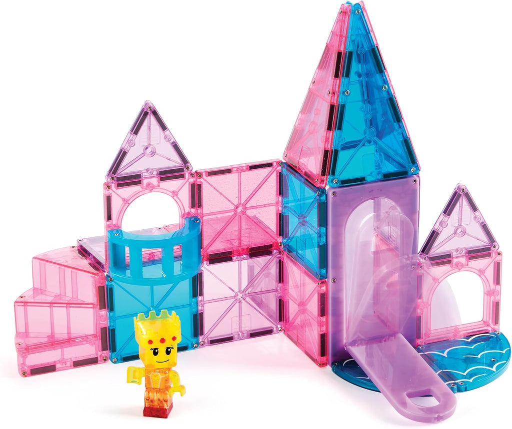 MAGNA-TILES Castle 25-Piece Magnetic Construction Set, Original Magnetic Building Brand