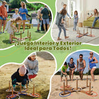 Peradix Juego de lanzamiento de anillos con 26 anillos y bolsa de