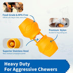 Chewise - Soporte para Bully Sticks, soporte mejorado para Bully Sticks, máxima seguridad resistente, dispositivo de seguridad libre de BPA para prevenir asfixia, se adapta a varios Bully