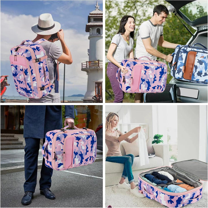 Lumesner Mochilas de viaje de mano, extra grandes de 40 litros apro...