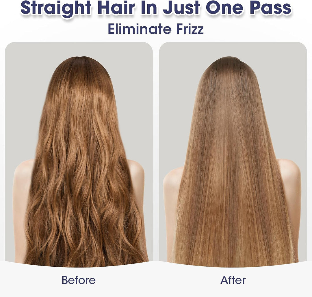 VAGARY Plancha de cabello - Plancha de aire profesional, secado rec...
