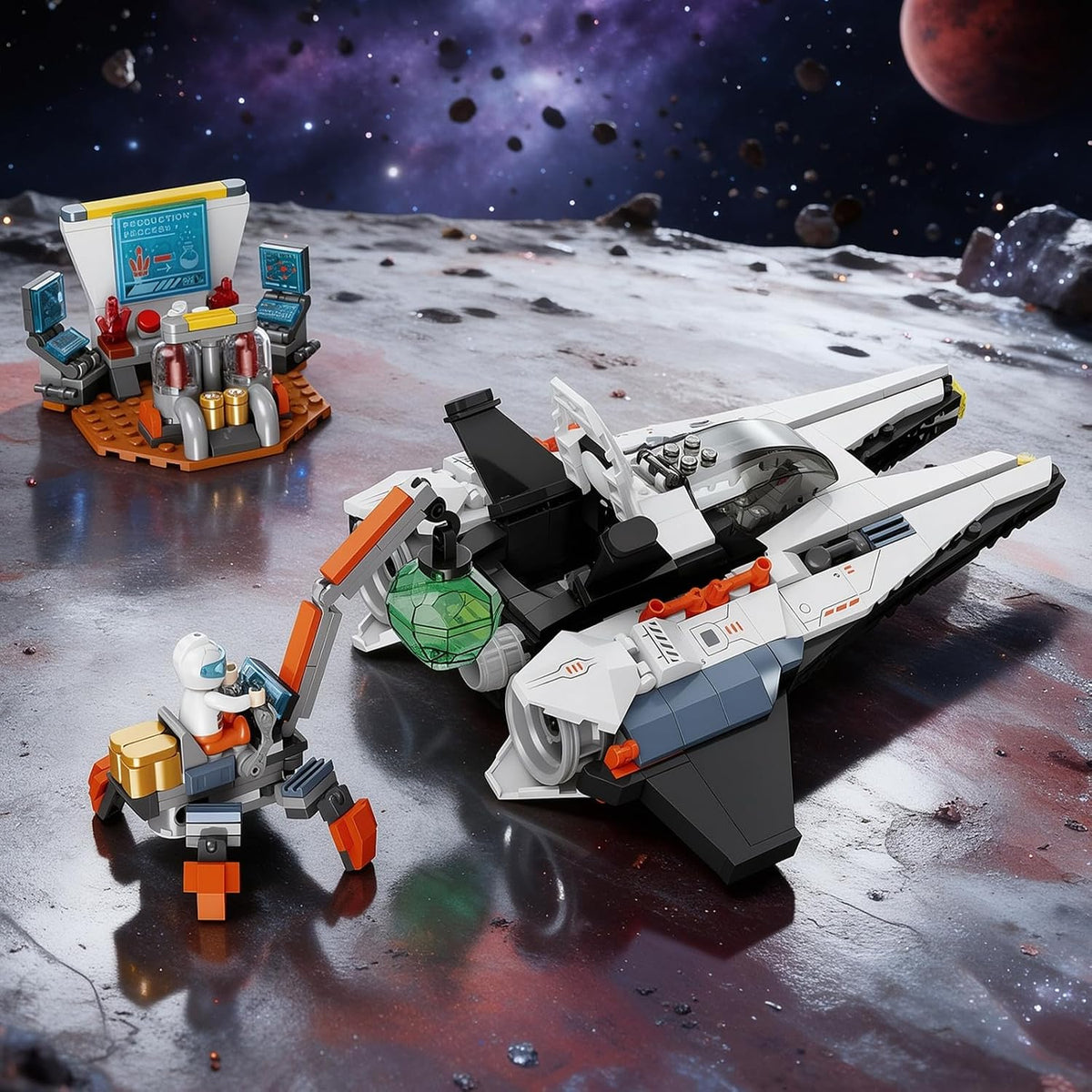 Juego de construcción de naves espaciales interestelares, 502PCS