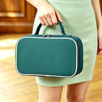 Juego de mahjong americano prémium con bolsa de transporte duradera verde, 166 azulejos blancos, incluye fichas y dados, juego de azulejos Mahjong portátil de viaje completo
