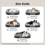 Bedsure Camas ortopédicas para perros con cojín ovalado de 360 °, perro de