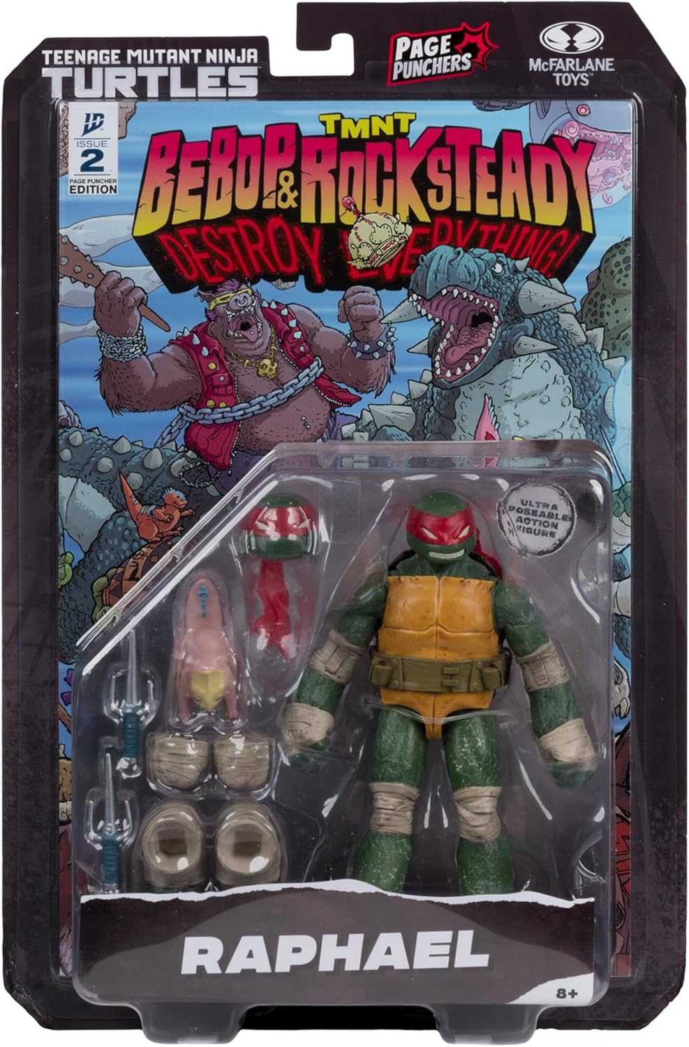 McFarlane Toys - Figura de acción de Raphael de Las Tortugas Ninja...