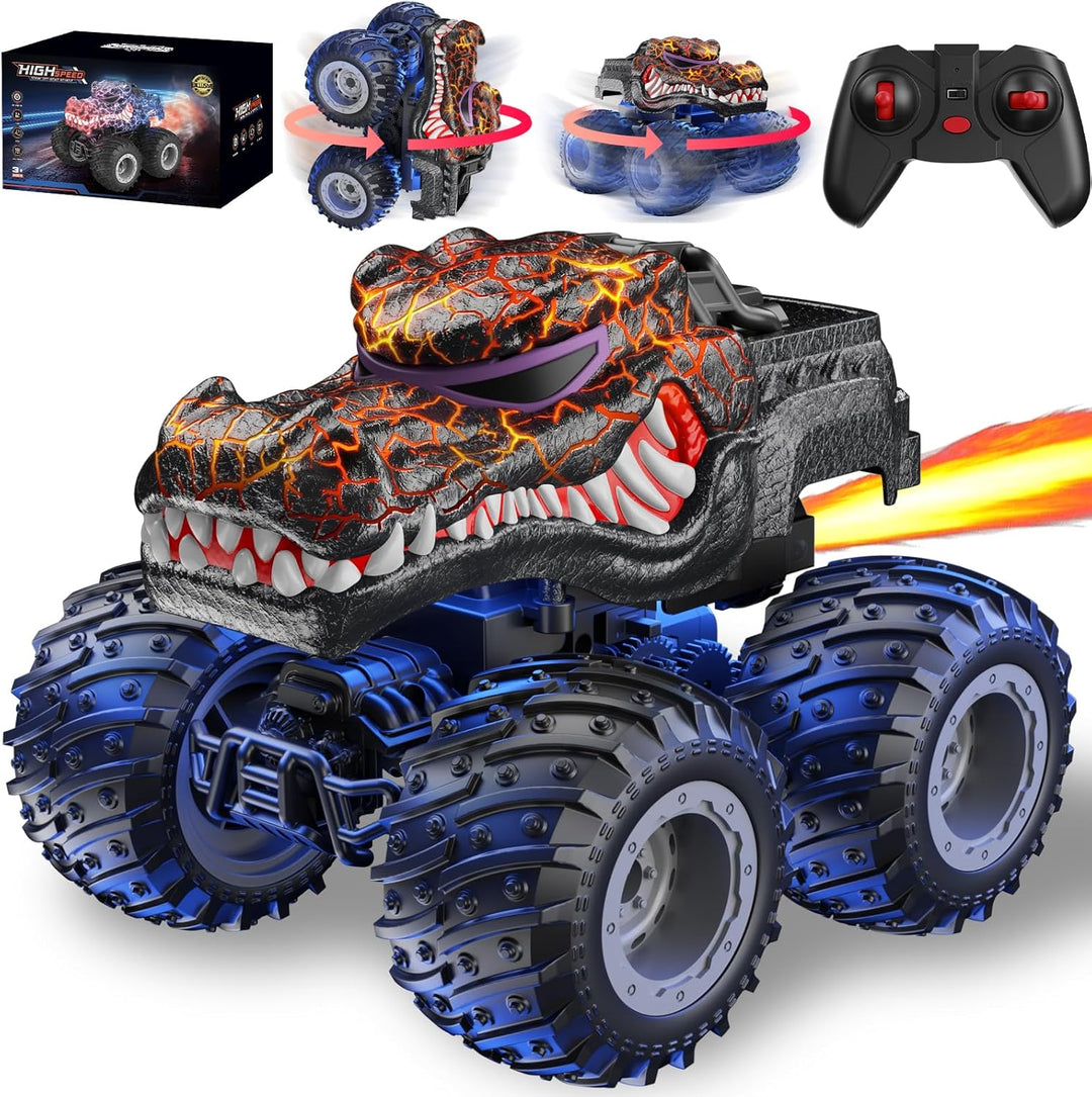 Coche Monstruo de Control Remoto, Camión Monstruo de Cocodrilo RC d...