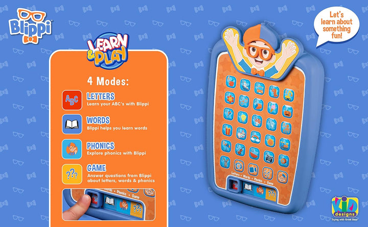 Blippi - Tableta infantil con juegos de aprendizaje preescolar, jug...