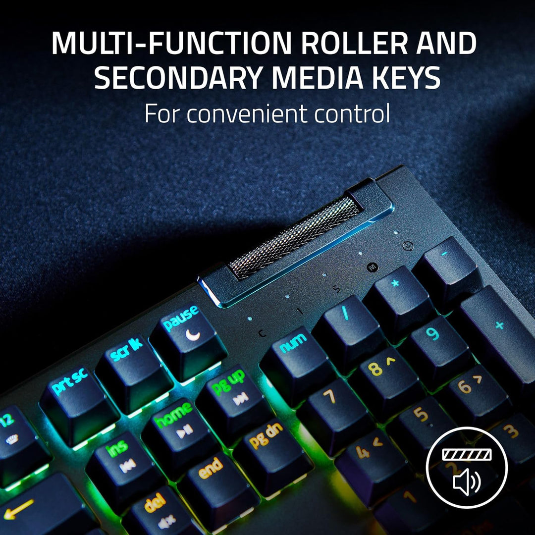 Razer BlackWidow V4 X Teclado mecánico para juegos: interruptores a...