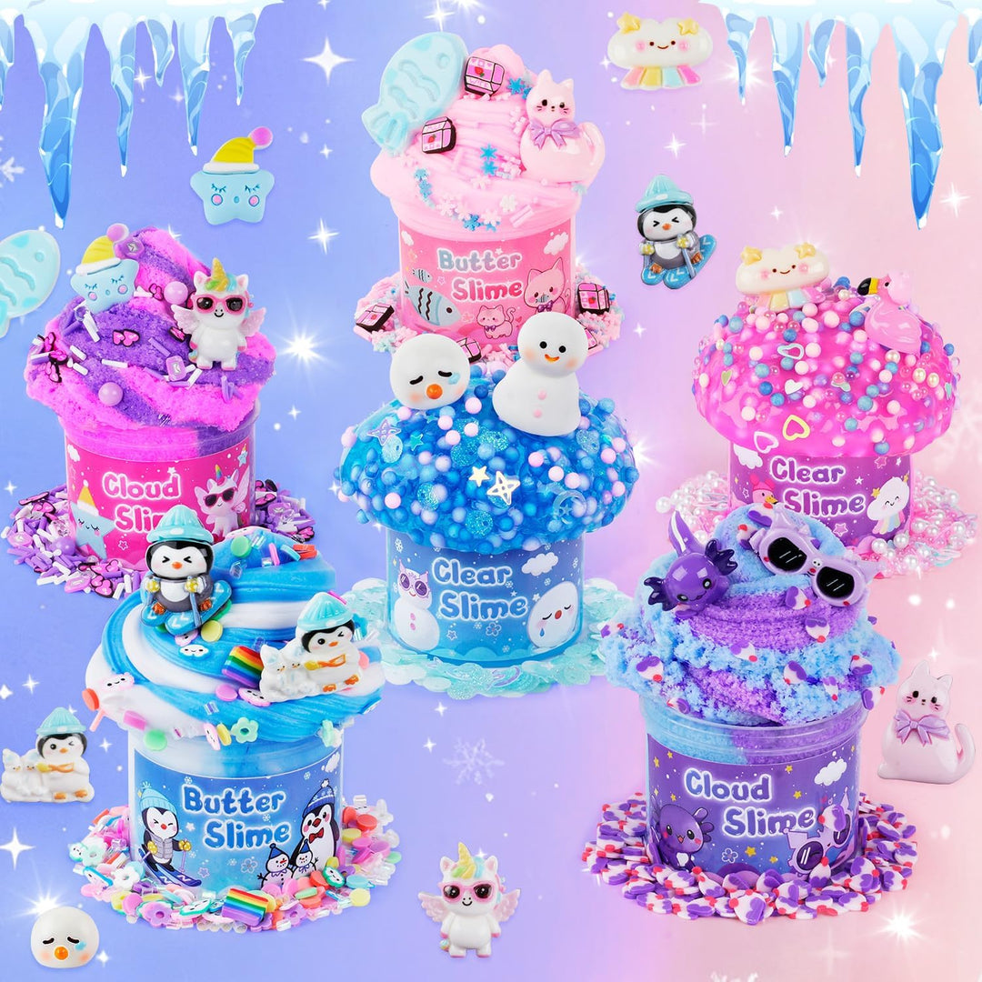 6 Pack de Slimes, Slime para Niños Animal Wonderland, Kit de Slime...