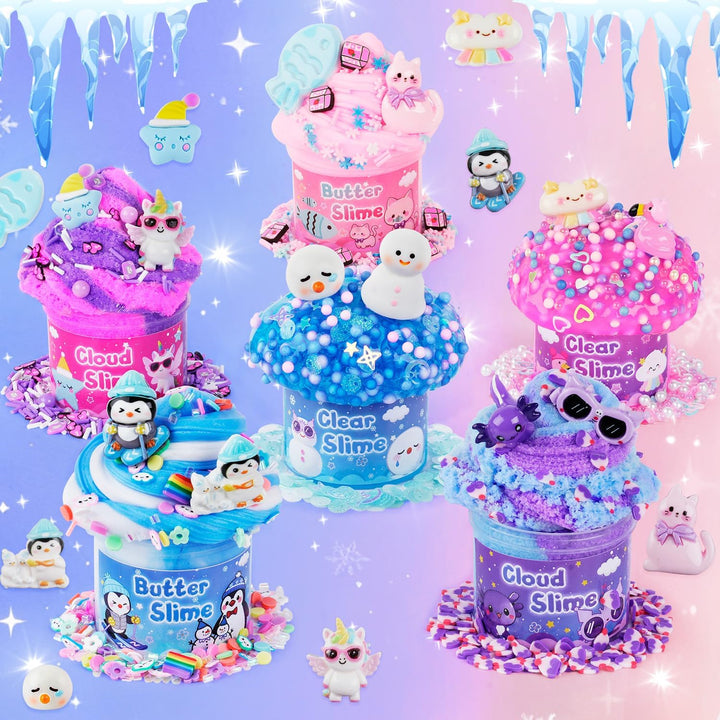6 Pack de Slimes, Slime para Niños Animal Wonderland, Kit de Slime...