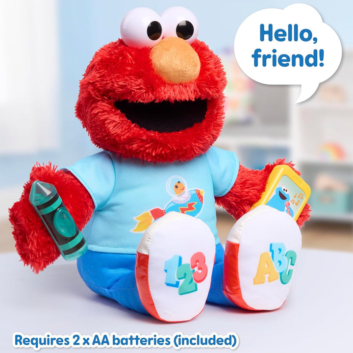 SESAME STREET Just Play - Peluche Elmo de 13 pulgadas con