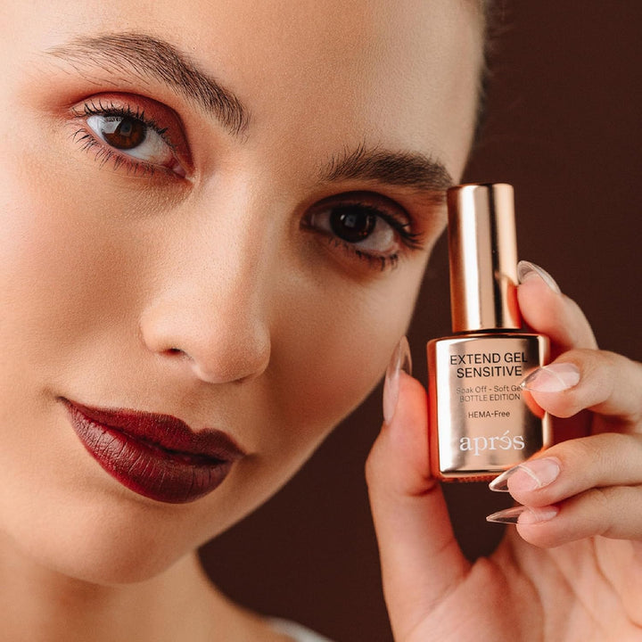 Aprés Extend Gel Sensitive - Adhesivo Soak Off Gel-X Tips sin HEMA...