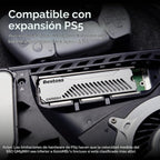 Bestoss SSD M.2 NVMe de 4 TB PCIe4.0 PS5 SSD con disipador de calor