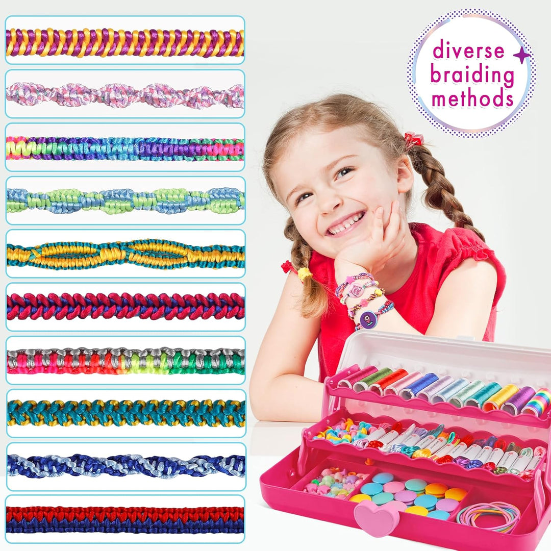 Kit de fabricación de pulseras de amistad TingingYuli con caja de a...