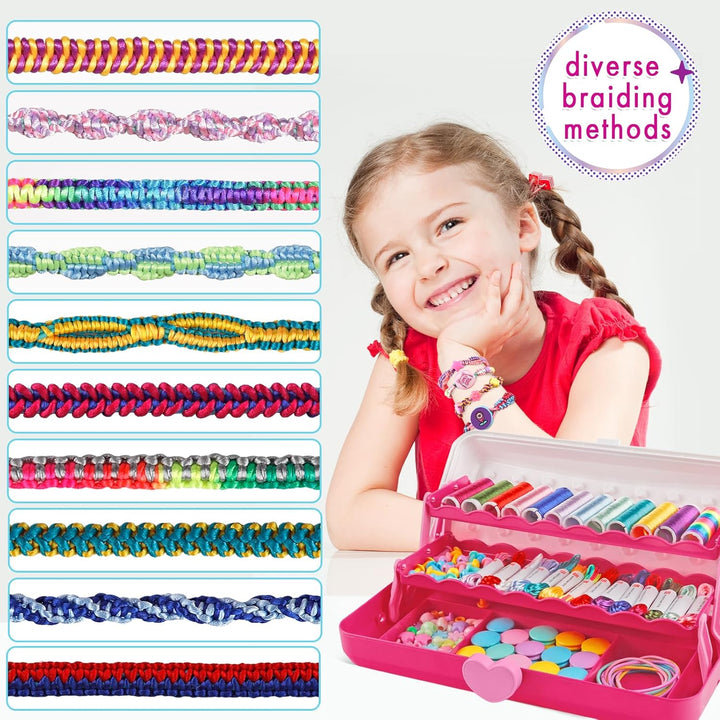 Kit de fabricación de pulseras de amistad TingingYuli con caja de a...