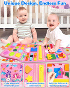 Tablero de actividades Montessori, para niñas de 1, 2, 3 o 4 años, ideal como regalo de cumpleaños, sensorial, juguete educativo de aprendizaje, actividades de viaje