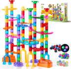 JOYIN 137 piezas de bloques de construcción con 15 canicas de plástico que brillan en la oscuridad, regalos de juguete STEM para niños y niñas, regalos de cumpleaños, rellenos de cesta de Pascua