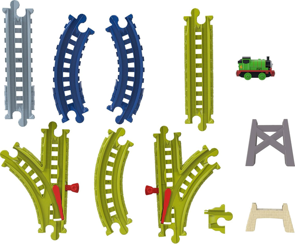 Thomas & Friends Easy Connect Kit de riel y motor Percy