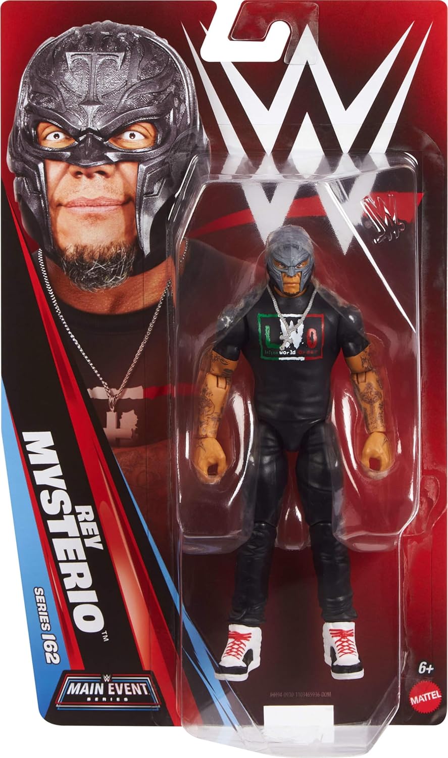 Mattel WWE Rey Mysterio Figura de acción Main Event Series