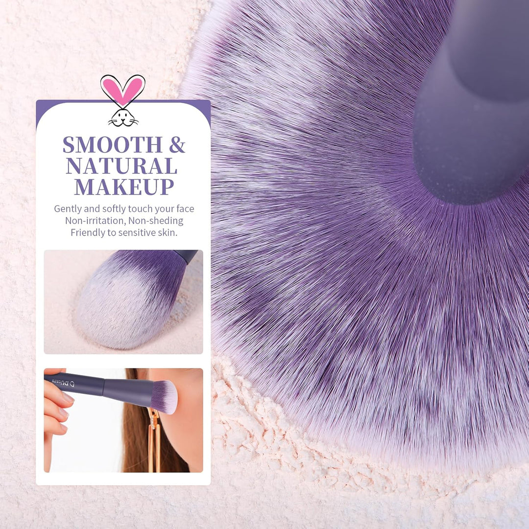 DUcare Juego de Brochas de Maquillaje Profesional de 20 piezas Broc...