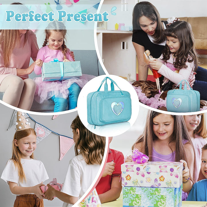 LININYHAO Estuche de transporte compatible con muñecas Barbie de 12...