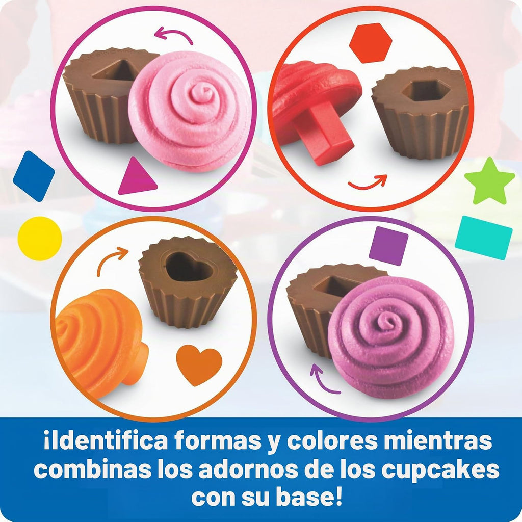 Clasificación de formas en forma de madalenas, Smart Snacks de Learning Resources