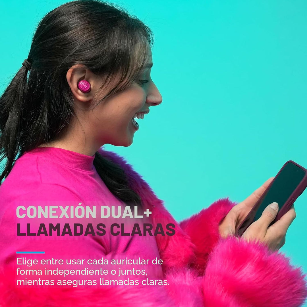 JLab Go Air Pop+ Auriculares Verdaderamente Inalámbricos, Auricular...