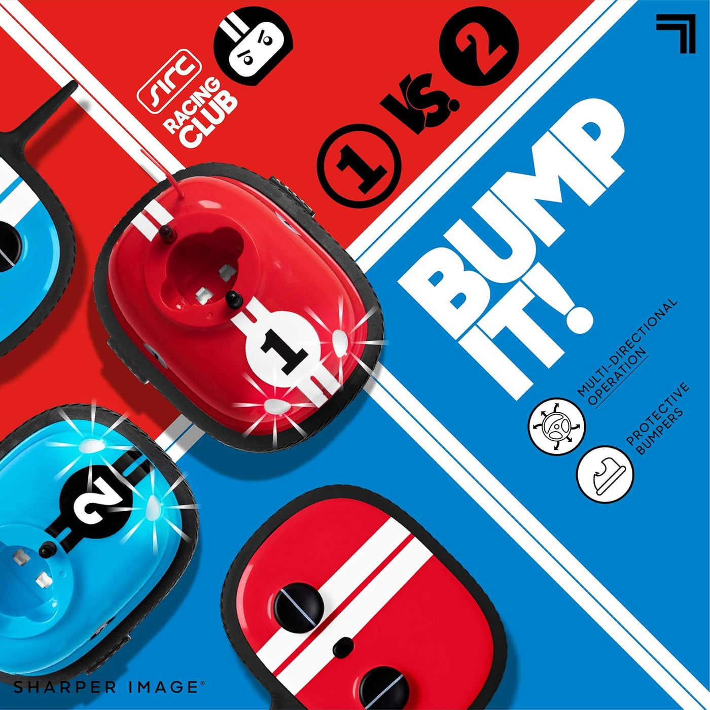 Sharper Image Road Rage - Coches de control remoto, mini autos choc...
