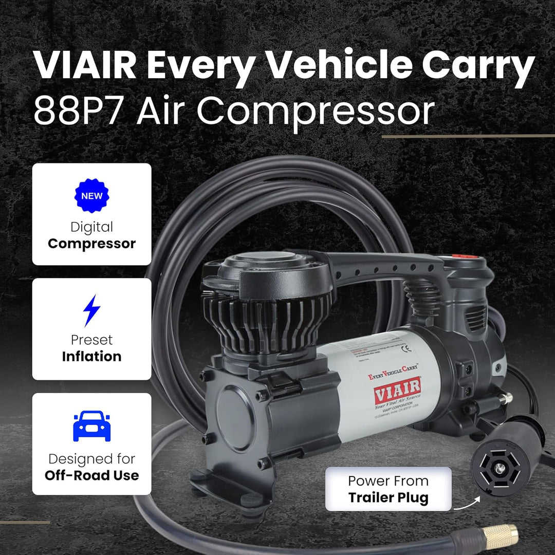 VIAIR Digital EVC88P7 - Compresor de aire portátil inflador de neum...