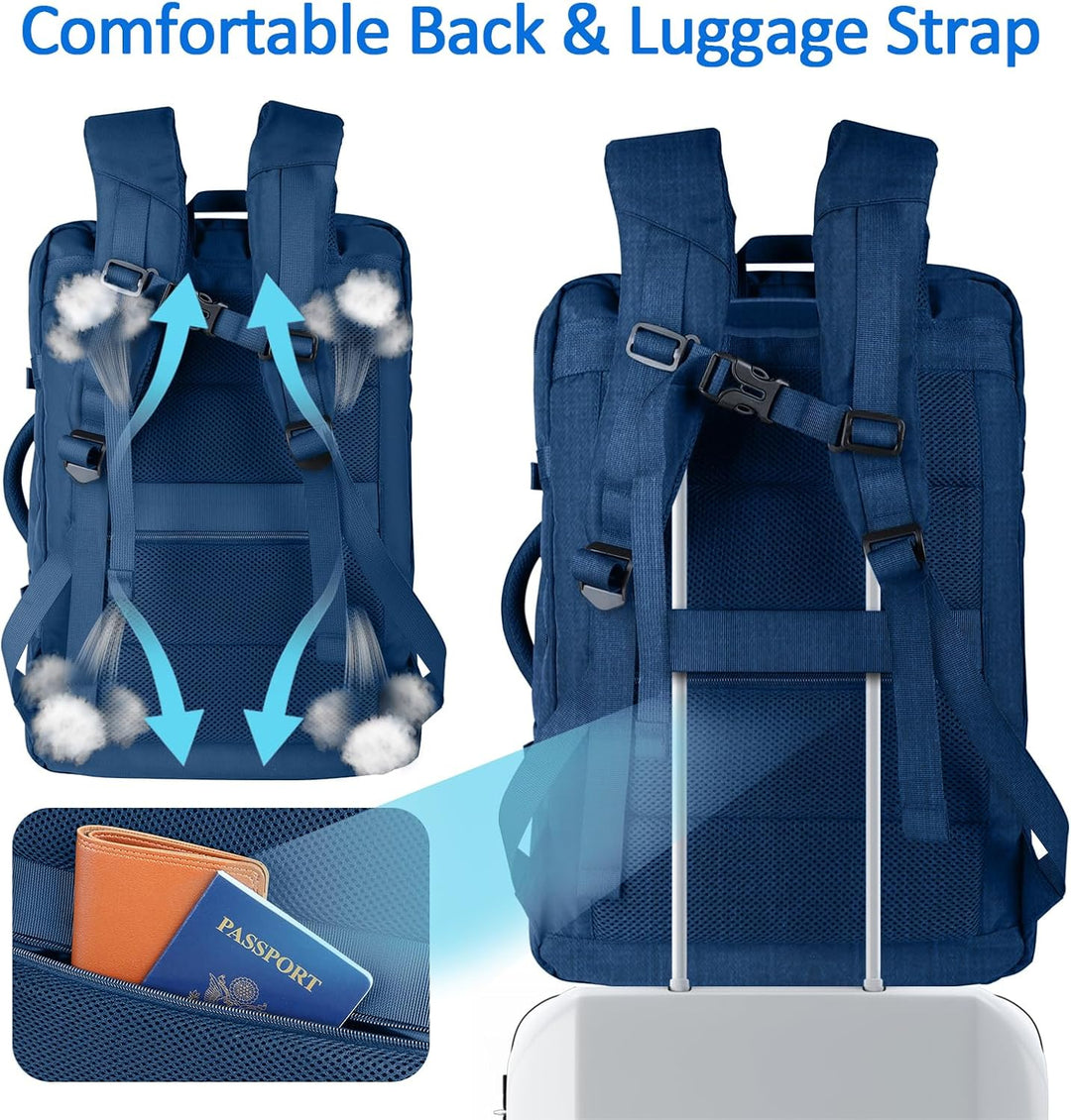AREYTECO 60L - Mochila grande de gran capacidad para llevar en cabi...