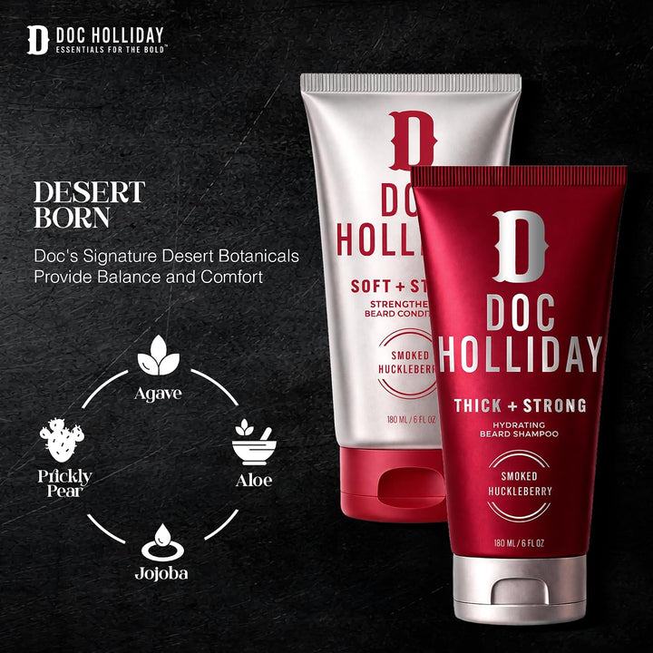 Doc Holliday Paquete de champú y acondicionador para barba \u2013 a...